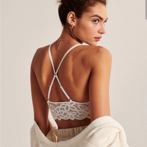 Abercrombie Intimates Bundle of 2 Lace Bralettes - Picture 3 of 10